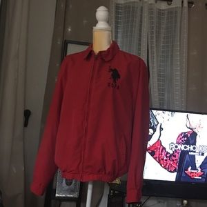 USPA WINDBREAKER JACKET BIG LOGO IN FRONT SIZE M